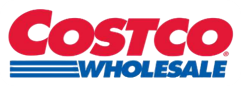 Costco Wholesale logo with red and blue colors