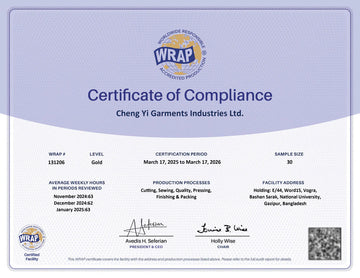 Certificate of compliance - athleticedgefashion